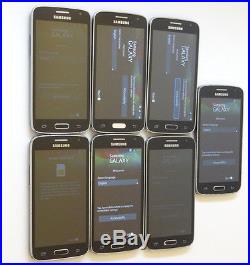 Lot of 7 Samsung Galaxy Avant T-Mobile Smartphones Power On Good LCD AS-IS GSM