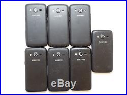 Lot of 7 Samsung Galaxy Avant T-Mobile Smartphones Power On Good LCD AS-IS GSM