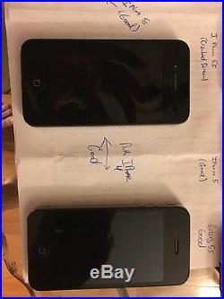 Lot of 7 cell phones (AT&T) iPhone and Samsung