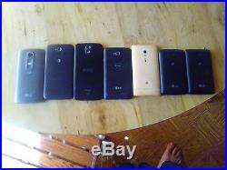 Lot of 7 smartphones