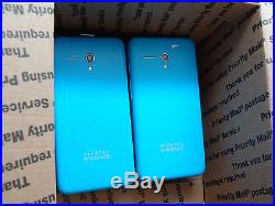 Lot of 8 Alcatel OneTouch Fierce XL 5055W T-Mobile Blue Smartphones AS-IS GSM