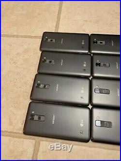 Lot of 8 LG Stylo 2 VS835 Verizon + GSM Unlocked Smartphones A Stock As-Is