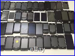 Lot of 91 Smart Phones FOR PARTS/REPAIR/GOLD SCRAP ONLY SOLD AS-IS