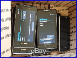 Lot of 9 Motorola Droid Razr XT912 Verizon Smartphones All Power On AS-IS