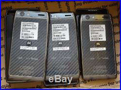 Lot of 9 Motorola Droid Razr XT912 Verizon Smartphones All Power On AS-IS