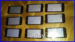 Lot of 9 ZTE Speed Cell Phones Quad Core Boost Mobile All Work Great