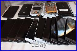 Lot of Untested Cell Phones LG G2 G3 Black White Salvage 14-g2 11-g4 1 Nexus