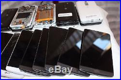 Lot of Untested Cell Phones LG G2 G3 Black White Salvage 14-g2 11-g4 1 Nexus