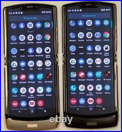 Motorola XT20001 RAZR 128GB Verizon Android Flip Phone Noir Black Or Gold