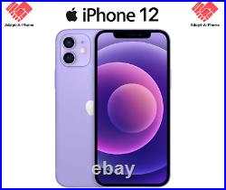 NEW Apple iPhone 12 64GB Purple Unlocked Verizon AT&T T-Mobile Cricket