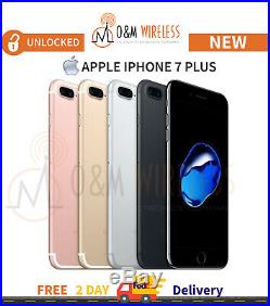NEW Apple iPhone 7 PLUS 32GB 128GB 256GB (A1784, Factory Unlocked) All Colors