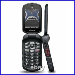 NEW Kyocera DuraXE E4710 Black (AT&T) 4G LTE GSM PTT Rugged Flip Cell Phone