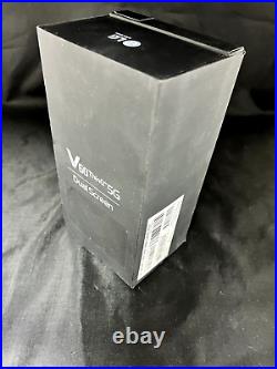 NEW, SEALED LG V60 ThinQ 5G V600AMAATTCB 128GB AT&T Classy Blue WITH DUAL SCREEN