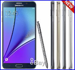 NEW Samsung Galaxy NOTE 5 (SM-N920A, GSM Unlocked) All Colors & Capacity