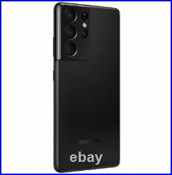 NEW Samsung Galaxy S21 Ultra 5G SM-G998U 128GB Phantom Black AT&T gsm unlocked