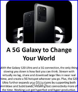 NEW in Box? Unlocked? Samsung Galaxy S20 Ultra 5G SM-G988U1 ALL COLORS