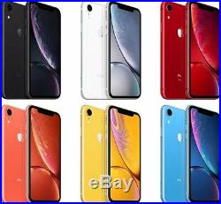 New Apple iPhone XR 64GB/128GB for Sprint Black/White/YellowithBlue/Red/Coral