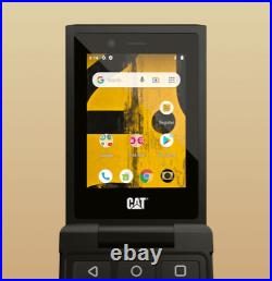 New! Cat S22 Flip 16GB IP68 Black T-Mobile Locked Rugged Flip phone