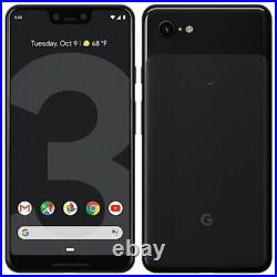 New Google Pixel 3 XL 64GB Factory Unlocked Just Black T-Mobile AT&T Verizon