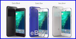 New Google Pixel XL 128GB GSM + CDMA Factory Unlocked 4G LTE Black Silver Blue