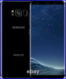 New In Box Samsung Galaxy S8 SM-G950U 64GB Black GSM Unlocked for AT&T T-Mobile