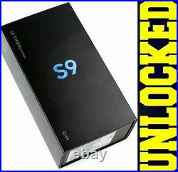 New In Box Samsung Galaxy S9 SM-G960U 64GB Black GSM Unlocked for ATT T-Mobile