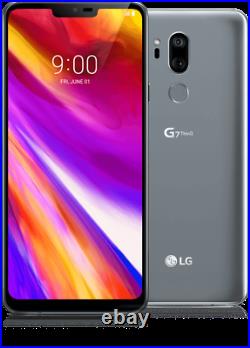 New LG G7 ThinQ 64GB Gray Smartphone GSM Unlocked for ATT or T-Mobile