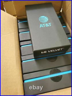 New LG Velvet 4G & 5G LMG900UM1 128GB Aurora Gray (AT&T+ GSM Unlocked) Phone