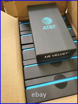 New LG Velvet 4G & 5G LMG900UM1 128GB Aurora Silver (AT&T+ GSM Unlocked) Phone