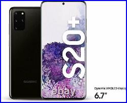 New Samsung Galaxy S20+ Plus 5G SM-G986U Factory Unlocked 128GB Cosmic Black