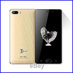 New Unlocked Android 7.0 Cell Phone Smart 4000+ Battery HD Camera Gold 5 inches