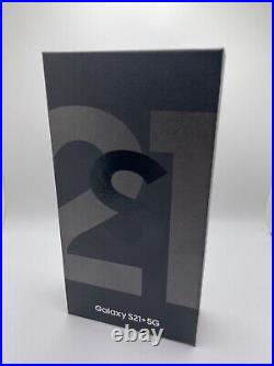 New Unlocked Samsung Galaxy S21+ Plus 5g Sm-g996u 128gb Black Unlocked Gsm+cdma