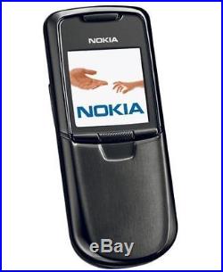 Nokia 8800 Carbon Arte Titanium Bluetooth Slip Symbian Cell Phone T-Mobile Black