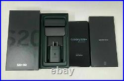 OB Samsung S20+ Plus 5G(SM-G986U) 128GB Blue, Black, Gray UNL- Excellent- SBI