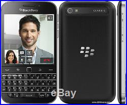 Original BlackBerry Classic Q20 16GB Black (Unlocked) Smartphone QWERTY Touch