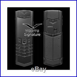 Phone mobile vertu signature s rm-266v triband black guaranteed with accessor