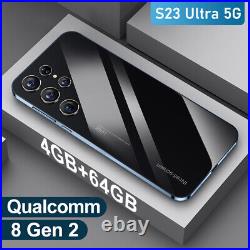 S23 Ultra 5G Smartphone 7.3 4GB+64GB Factory Unlocked Android 13 Mobile Phones