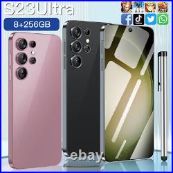 S23 Ultra 8+256GB Smartphone 7.3 Factory Unlocked Android Mobile Phones 8000mAh
