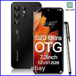 S23 Ultra Smartphone 7.3 12GB+512GB Factory Unlocked Android 13 Mobile Phones