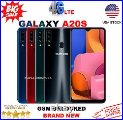 Samsung Galaxy A20S 32GB (GSM UNLOCKED) 6.5 3GB RAM 4G LTE DATA NEW