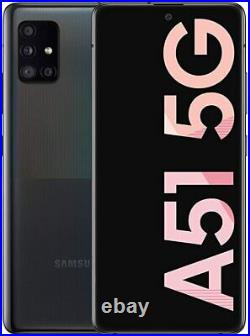 Samsung Galaxy A51 SM-A516U 5G 128GB Prism Crush Black AT&T GSM Unlocked