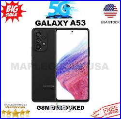 Samsung Galaxy A53 5G 128GB (GSM UNLOCKED) SM-A536U Single Sim 6.5 Black