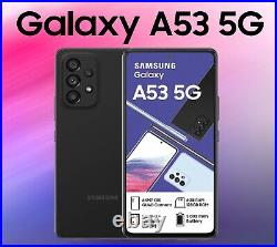 Samsung Galaxy A53 5G 128GB LTE Black SM-A536 (GSM Only) Factory Unlocked