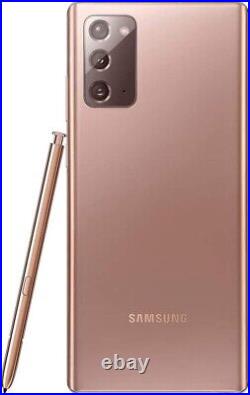 Samsung Galaxy Note20 5G SM-N981U 128GB Mystic Bronze (Unlocked) Smartphone