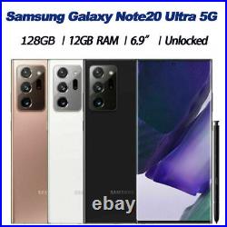 Samsung Galaxy Note20 /Note20 Ultra 5G Unlocked N986U1 N981U1 (2 Years Warranty)