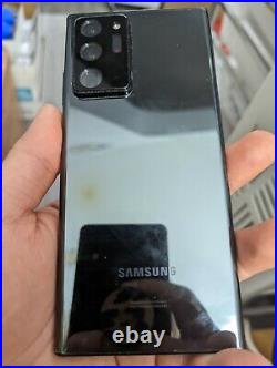 Samsung Galaxy Note20 Ultra 5G N986 512GB Black Unlocked GSM As is Need Screen