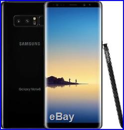 Samsung Galaxy Note8 SM-N950U 64GB black (Unlocked) B Shadow LCD