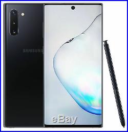 Samsung Galaxy Note 10 SM-N970U 256GB Aura Black (GSM + CDMA Unlocked) New