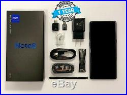 Samsung Galaxy Note 8 Black N950U1 Factory Unlocked AT&T Verizon Sprint T-Mobile