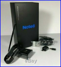 Samsung Galaxy Note 8 Sm-n950u 64gb Black Factory Unlocked Verizon At&t T-mobile